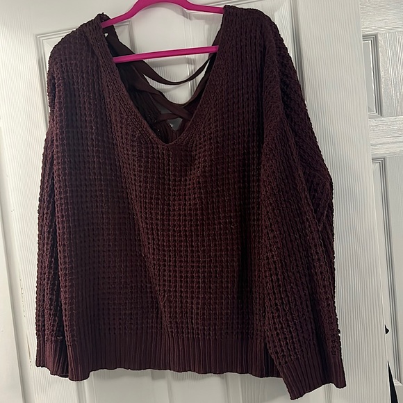 Burgandy Sweater - Picture 2 of 6